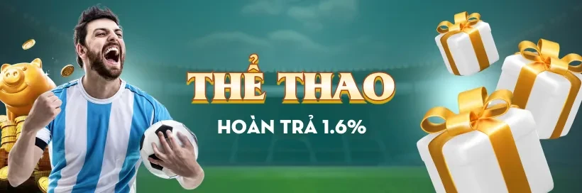 SB88 Nhận ngay 1.6% hoàn trả khi cược Thể Thao. Tiền về liền tay – Không yêu cầu doanh thu cược.