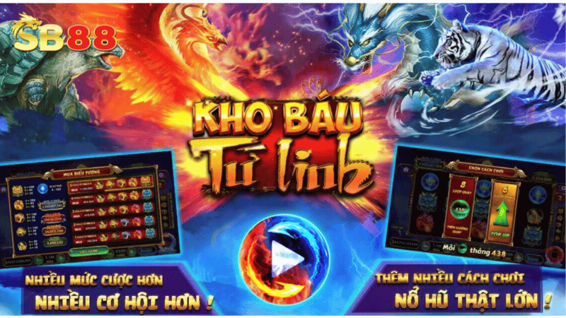 SB88 Kho Báu Tứ Linh SB88 - Game Slot Hấp Dẫn Nhất 2025