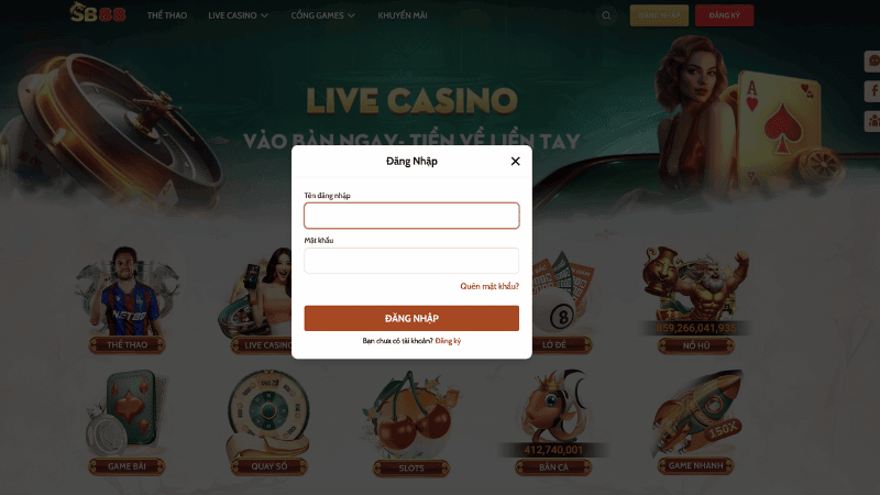 SB88 Đăng Nhập SB88 - Truy Cập Nhanh Chóng, An Toàn Chỉ Vài Chạm