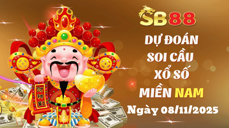 SB88 Dự Đoán Soi Cầu Xổ Số Miền Nam Ngày 08/11/2025 - Siêu Đúng