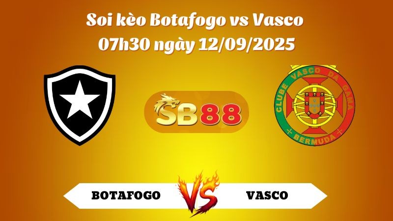 SB88 Nhận định soi kèo Botafogo vs Vasco 07h30 ngày 12/09/2025 - Cúp QG Brazil